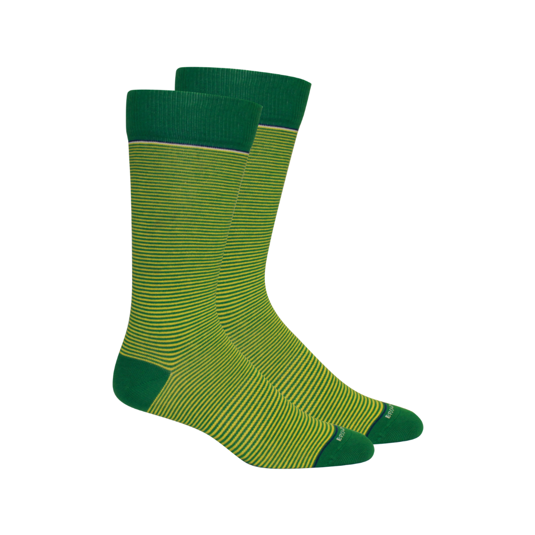 Stand Up Stripe Socks: Purple-Orange / Large