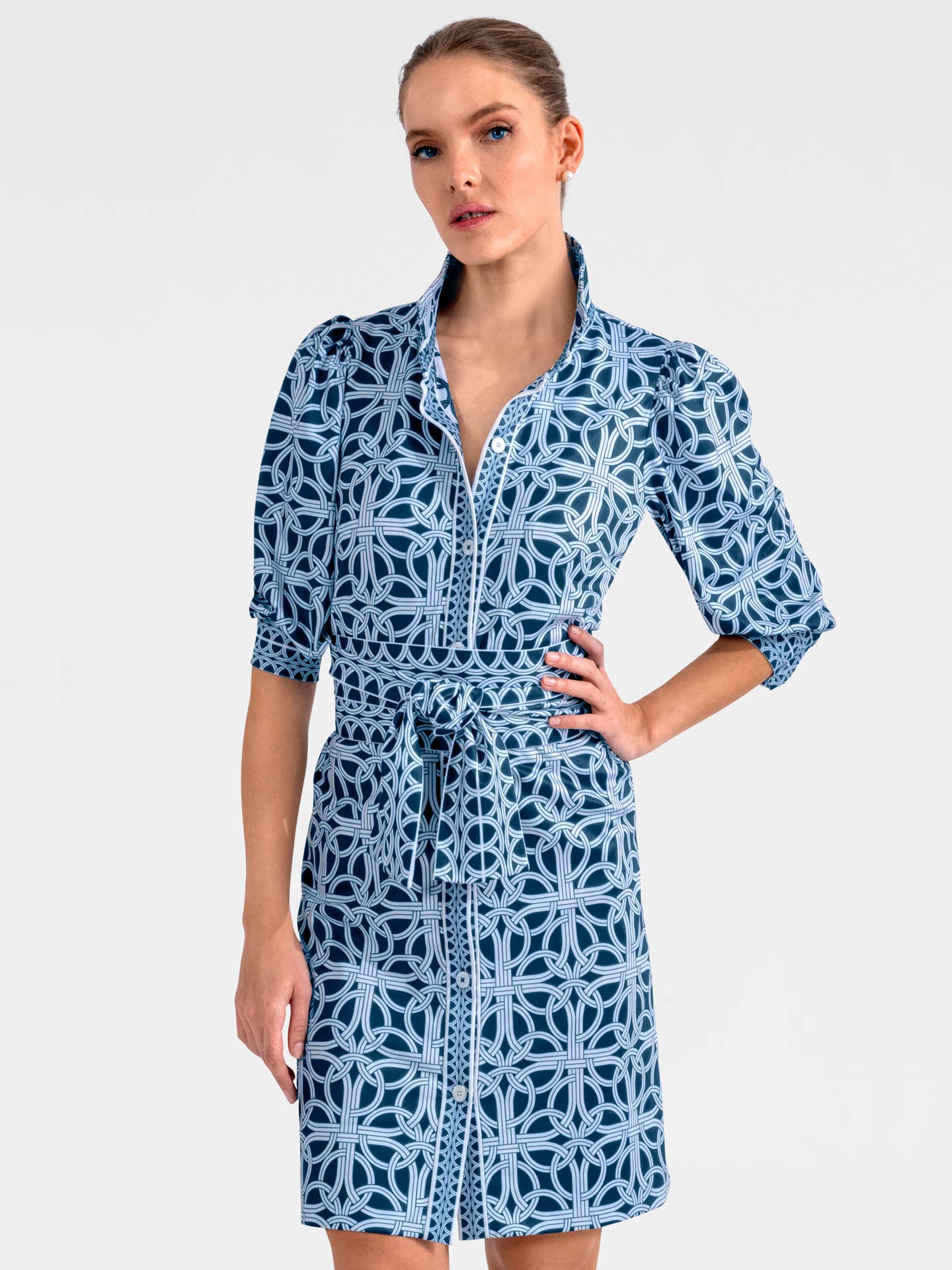 Swagger Dress - Ring Toss: Peri / L