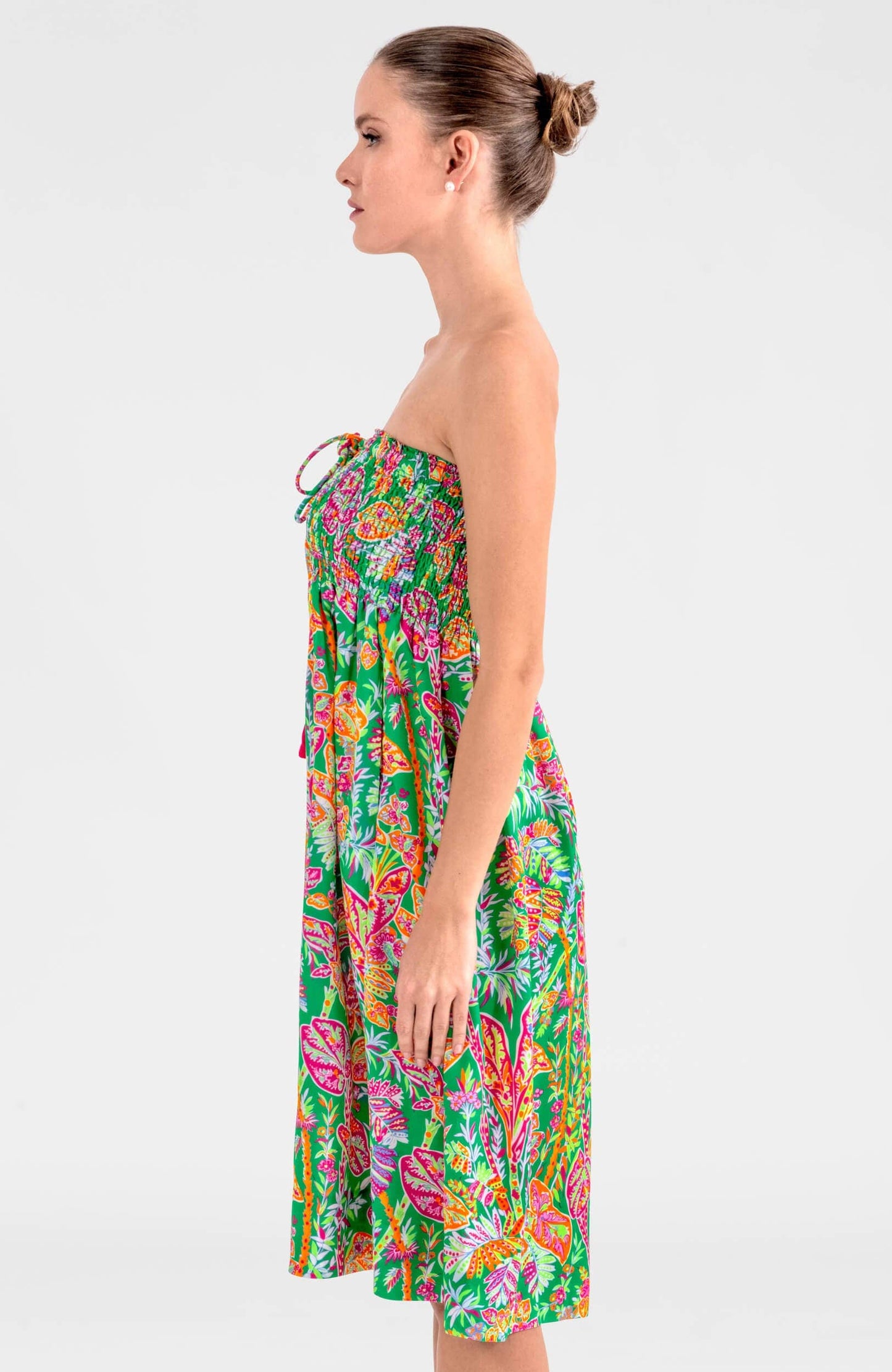 Haight Ashbury Dress - Vintage Vines: Navy