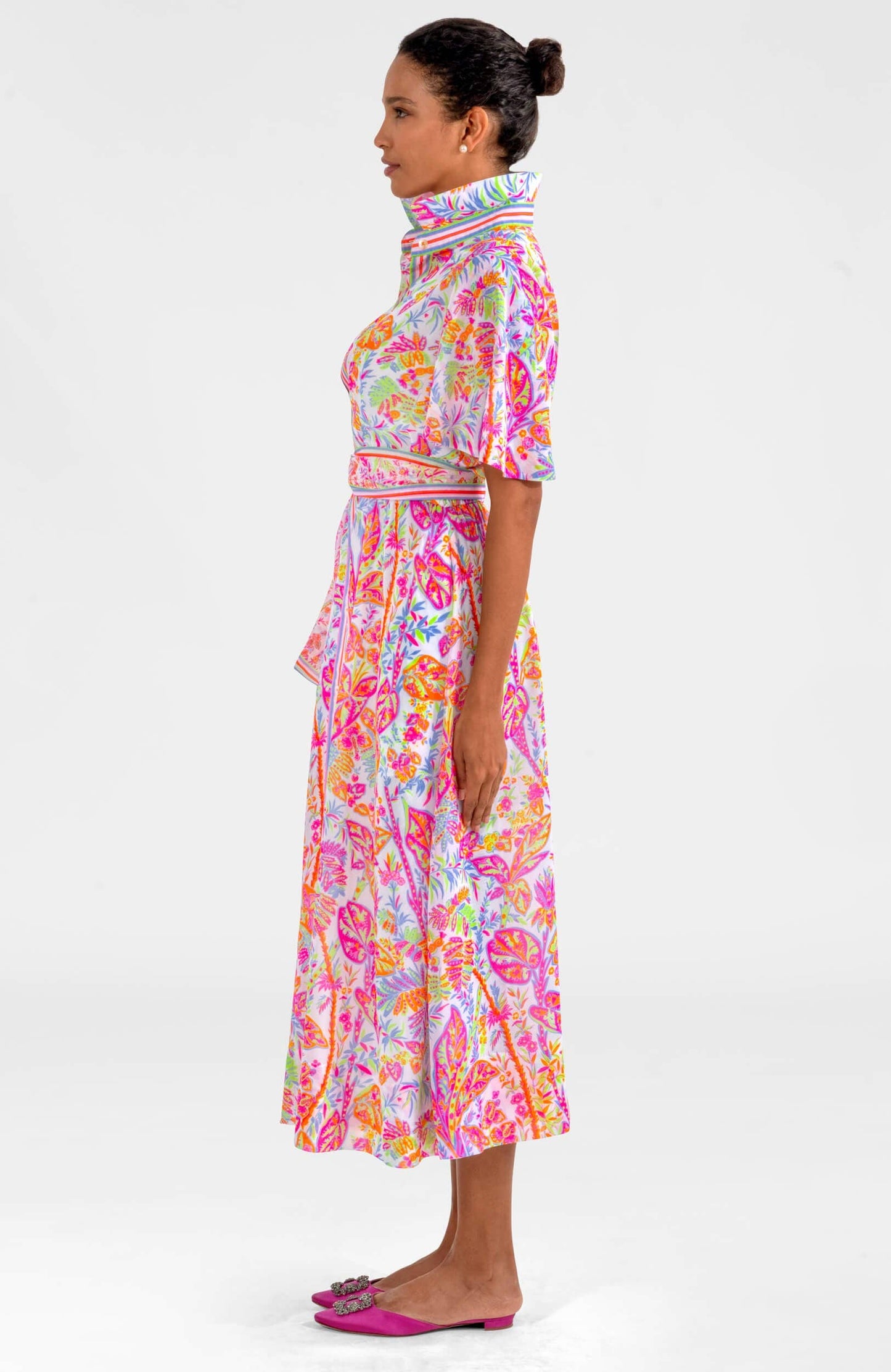 Panache Dress - Vintage Dress: Brights / L