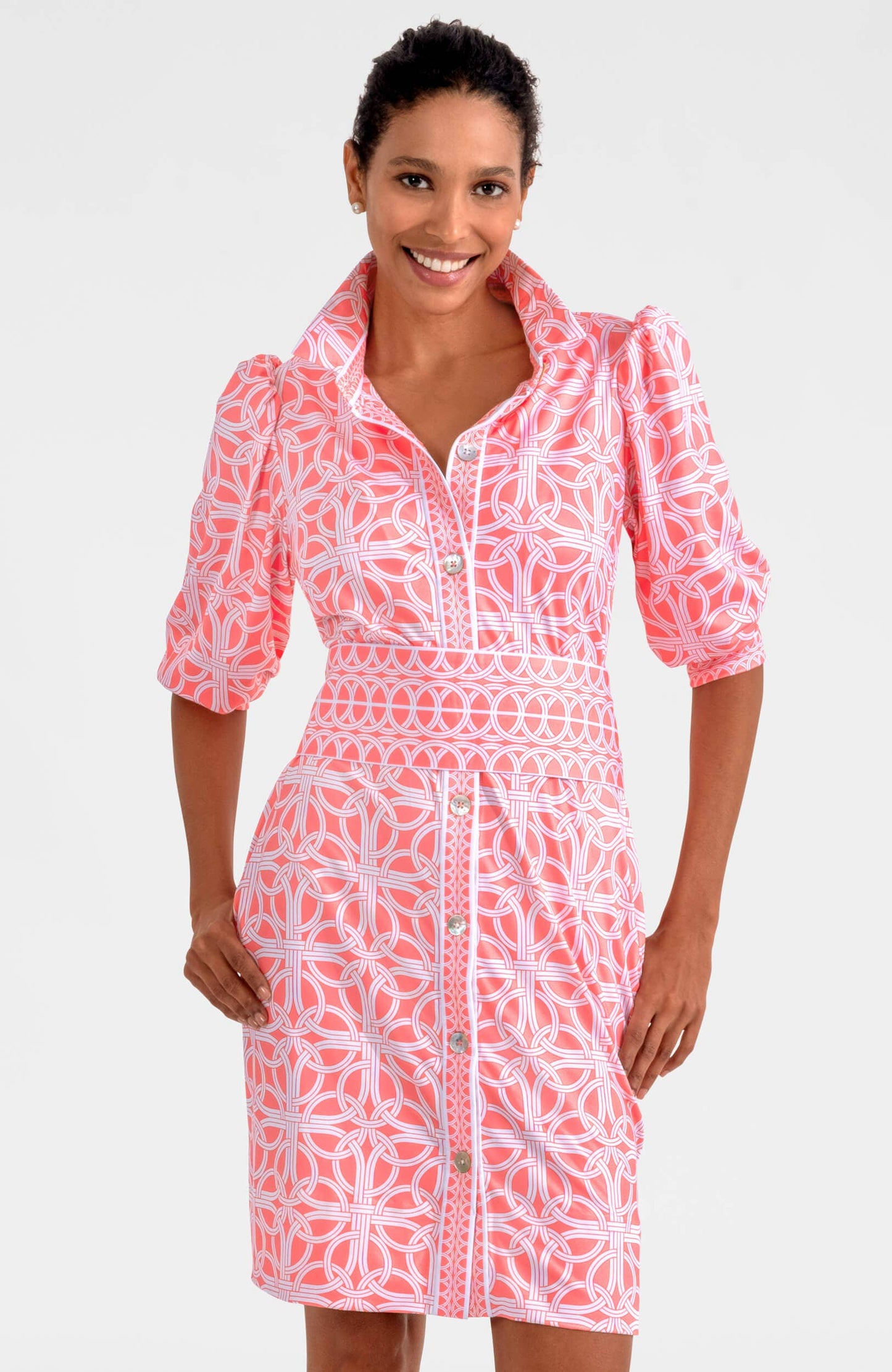 Swagger Dress - Ring Toss: Peri / L