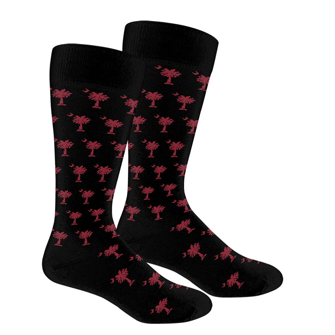 Palmetto (South Carolina) Socks: Black