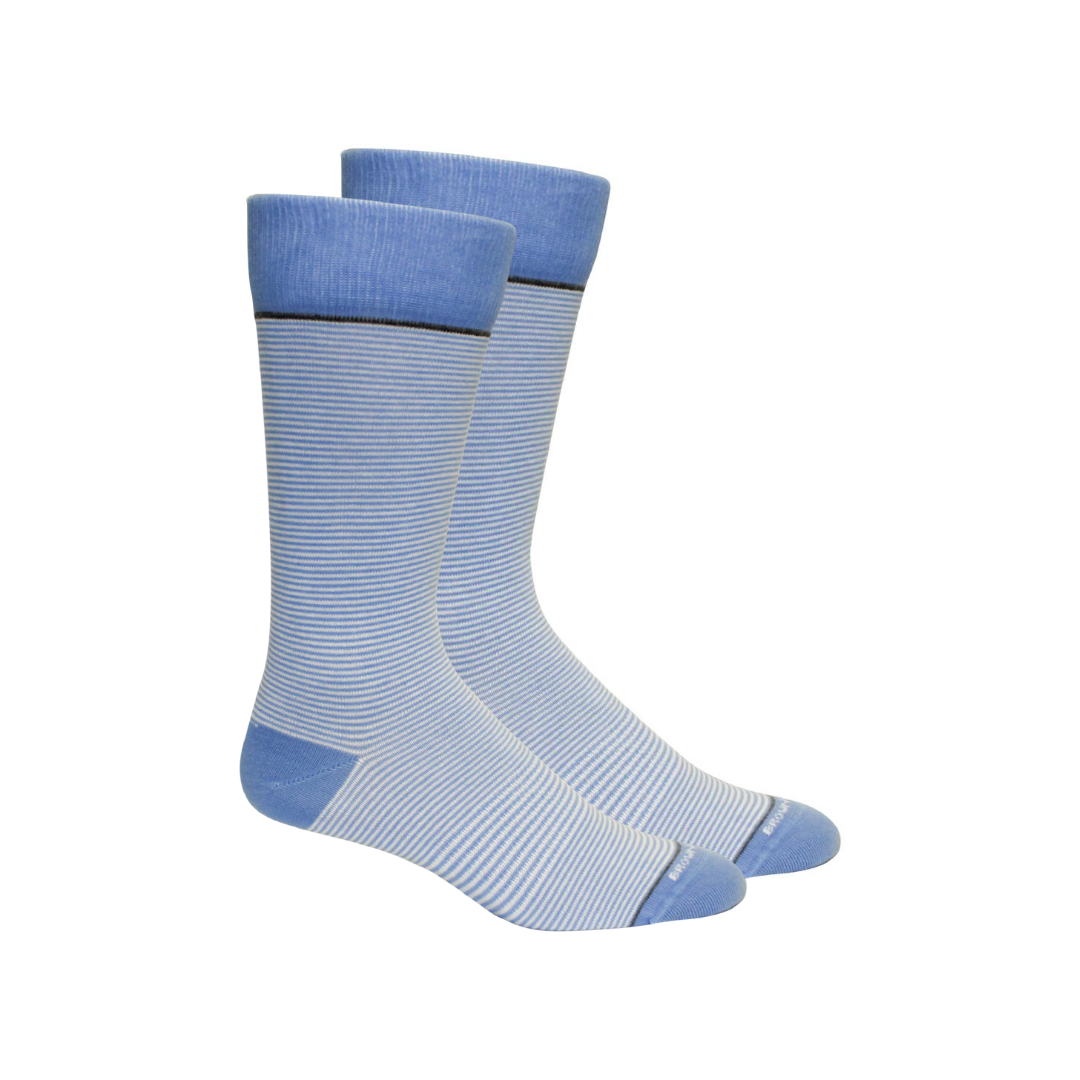 Stand Up Stripe Socks: Purple-Orange / Large