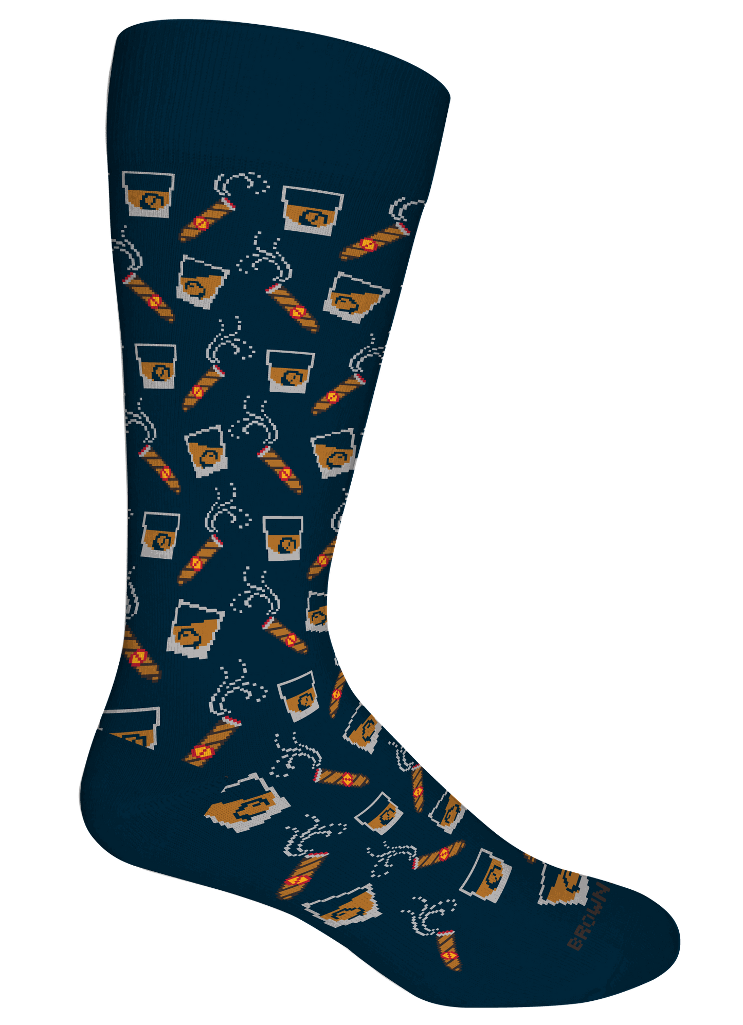 Bourbon and Cigars Socks