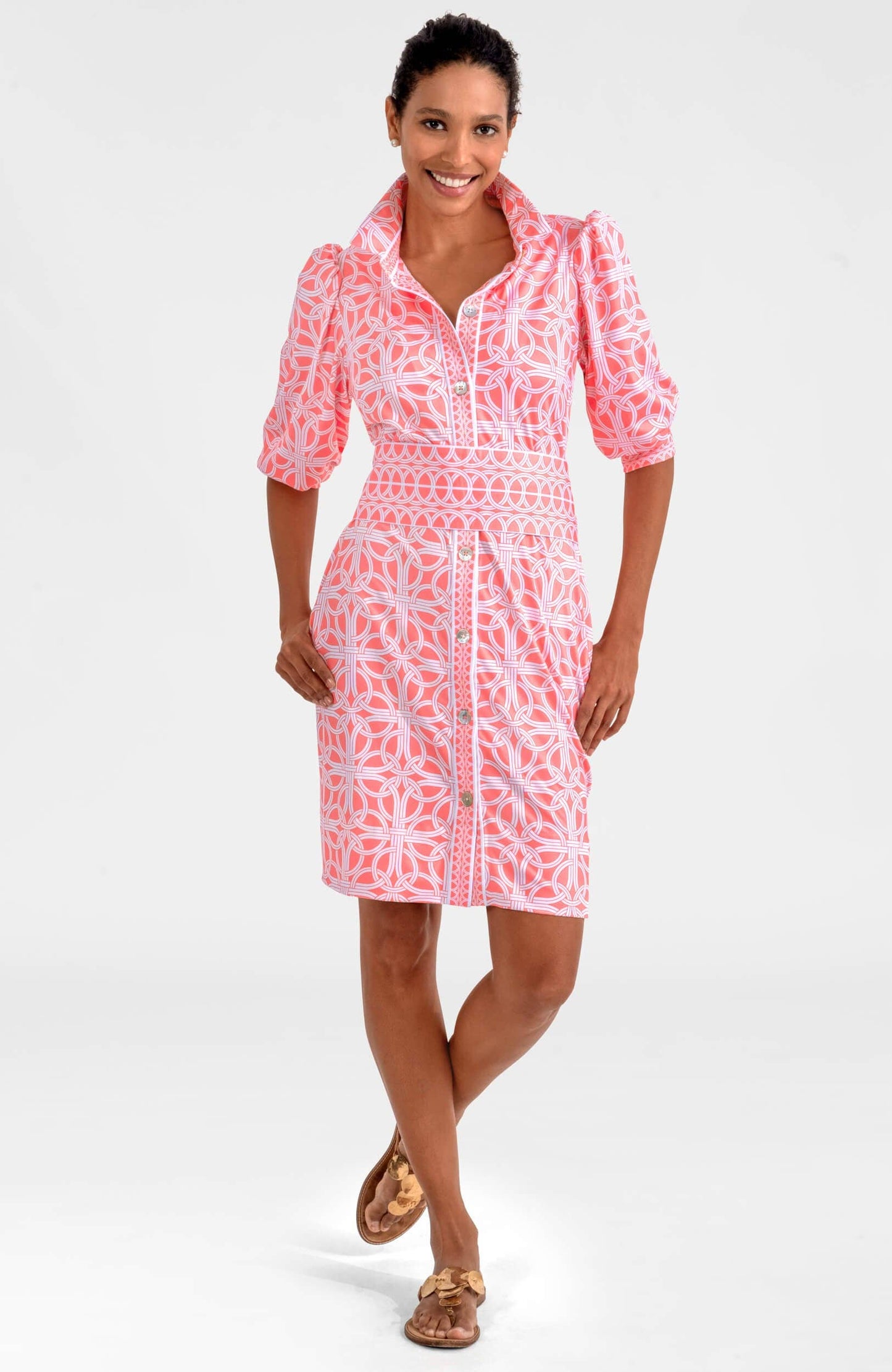 Swagger Dress - Ring Toss: Peri / L
