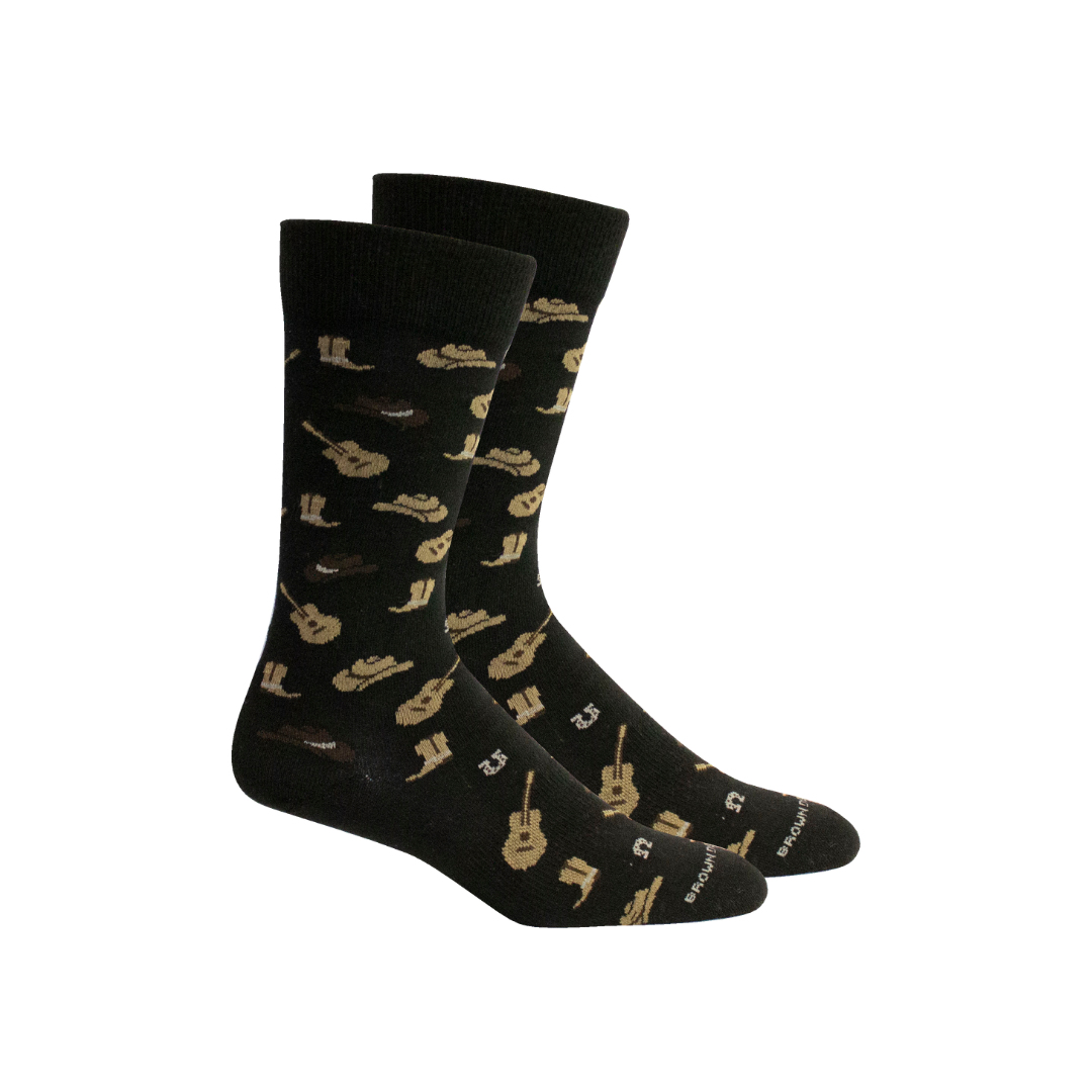 Deep Country (Boots and Hats) Socks: Khaki