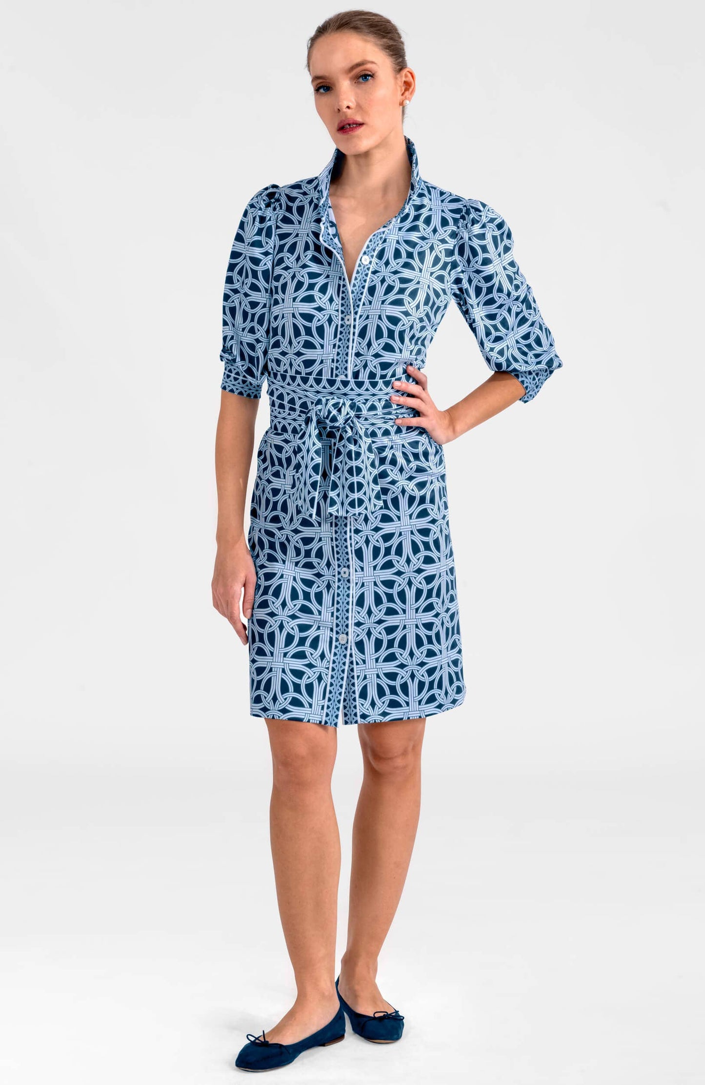 Swagger Dress - Ring Toss: Peri / L