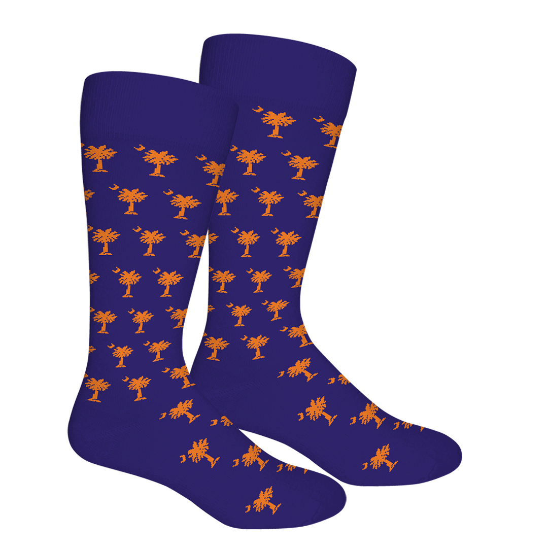 Palmetto (South Carolina) Socks: Black