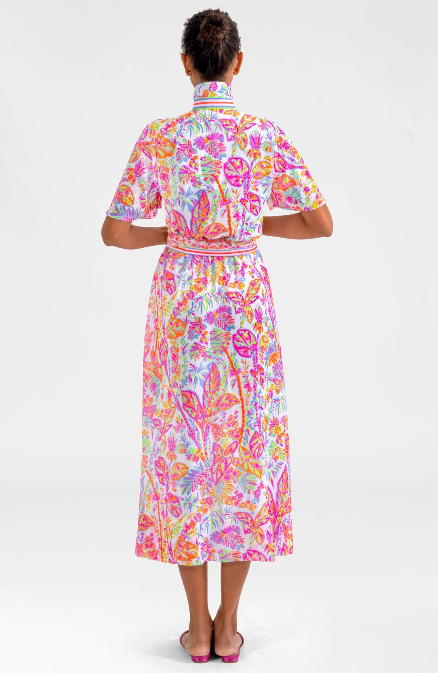 Panache Dress - Vintage Dress: Brights / L
