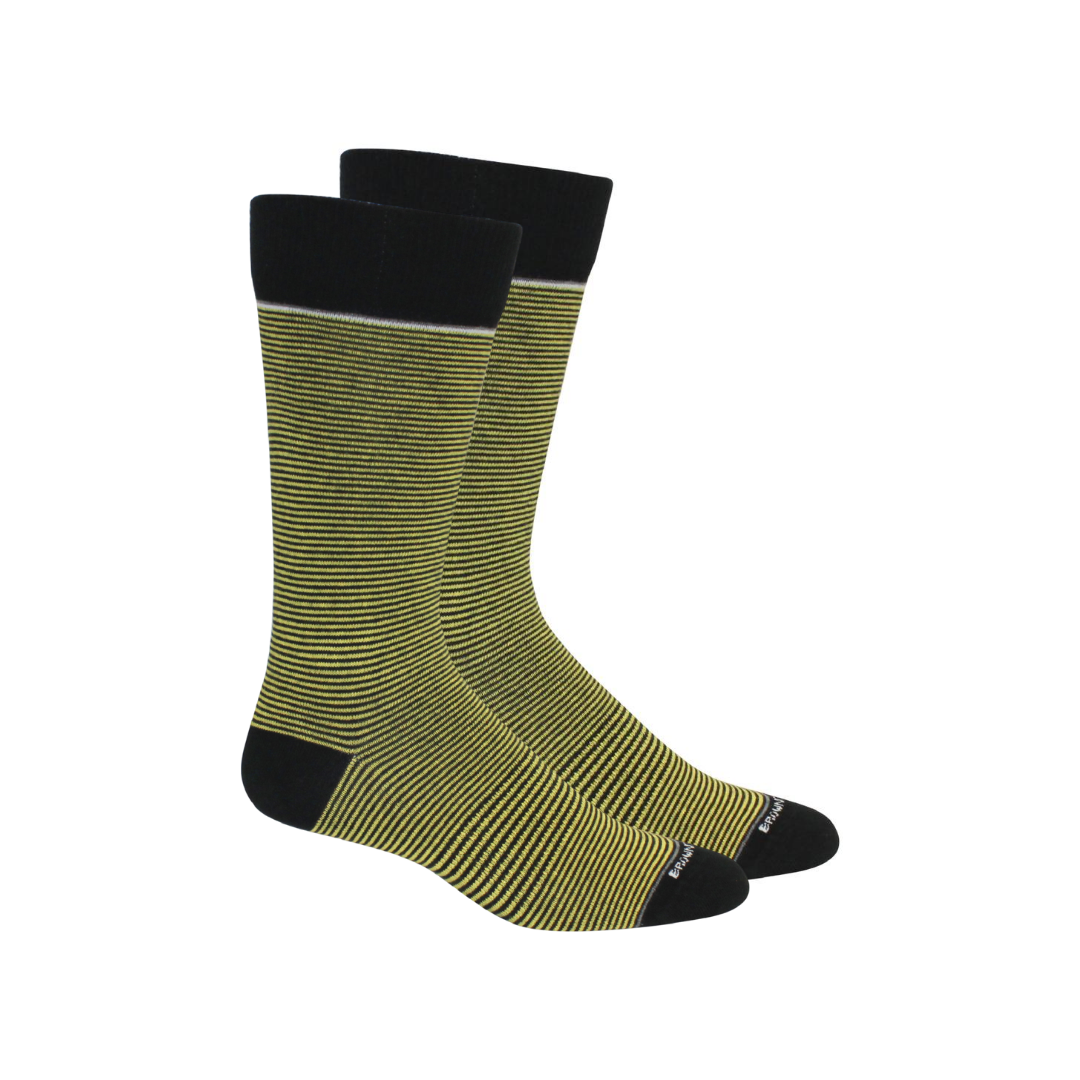 Stand Up Stripe Socks: Purple-Orange / Large