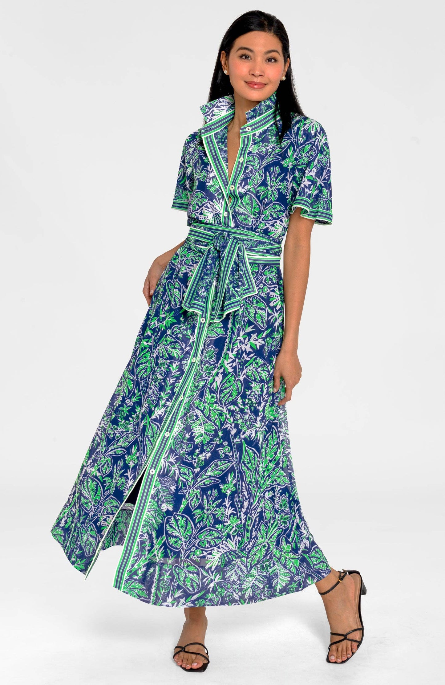 Panache Dress - Vintage Dress: Brights / L