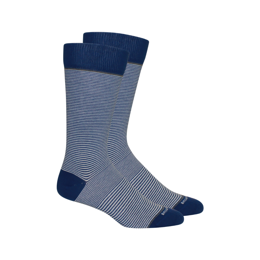 Stand Up Stripe Socks: Purple-Orange / Large