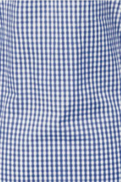 The Julie Dress - Gingham: Navy / M