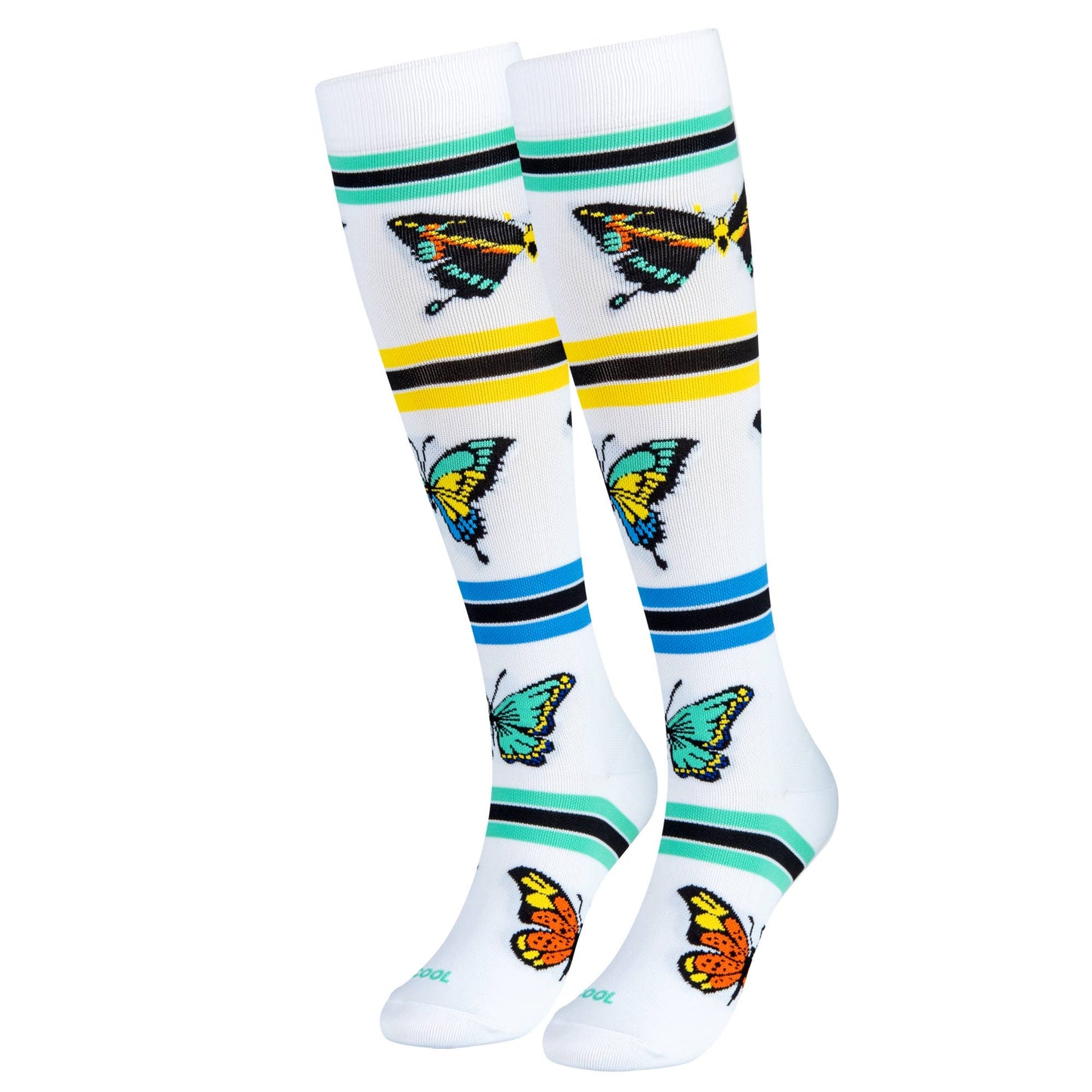 Butterflies Medium Compression Socks