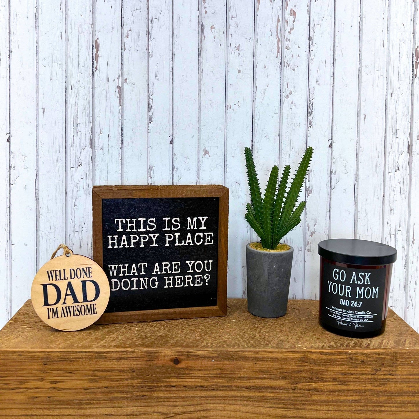 Go Ask Your Mom - Fathers Day Candles - Soy Wax Candle: Fresh Coffee