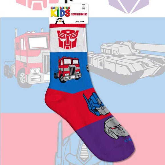 Prime Vs Megatron Socks - Kids 4-7