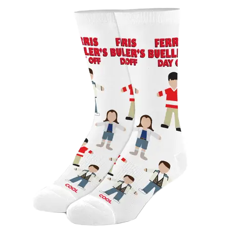 Ferris Buellers Day Off Socks - Mens