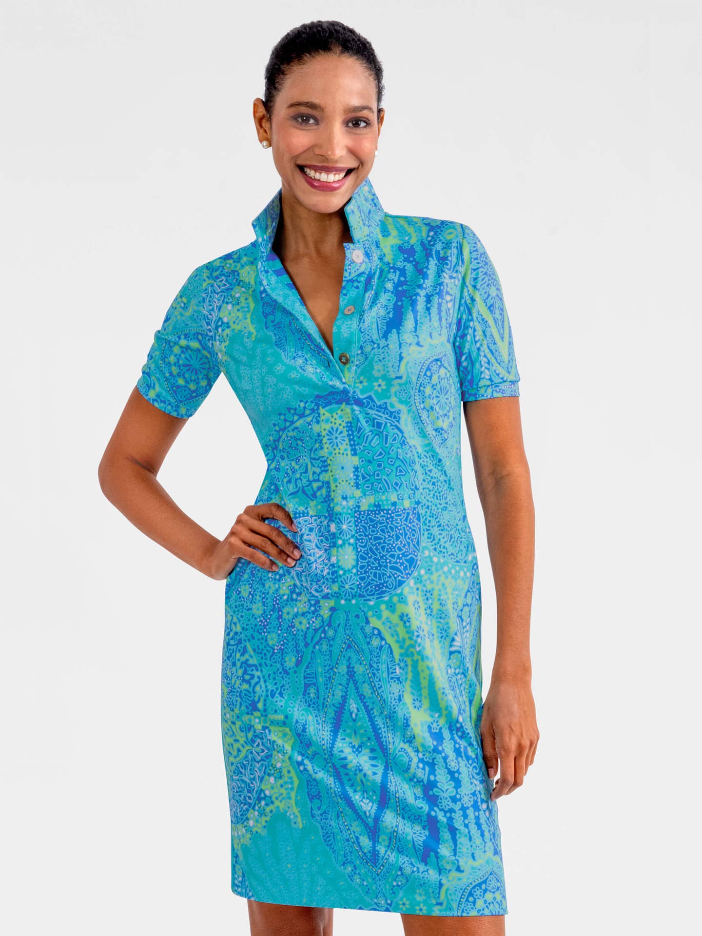 Serve It Up Dress - Grand Bazaar: Brights / L