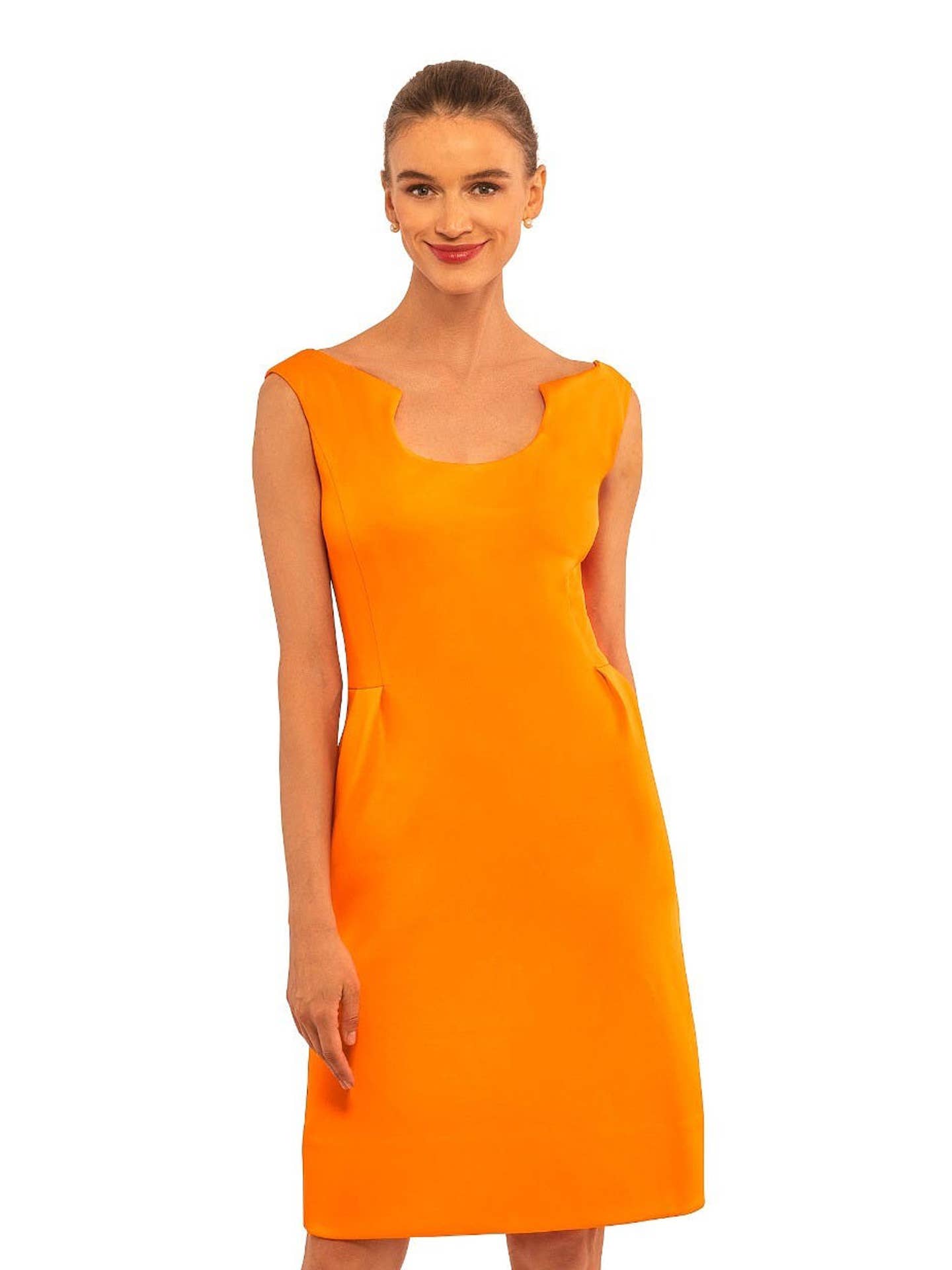 Sexy You Dress - Solid: Orange / S