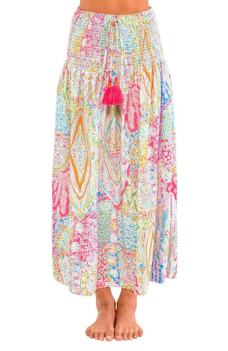 Haight Ashbury Skirt - Grand Bazaar: Turquoise / One Size