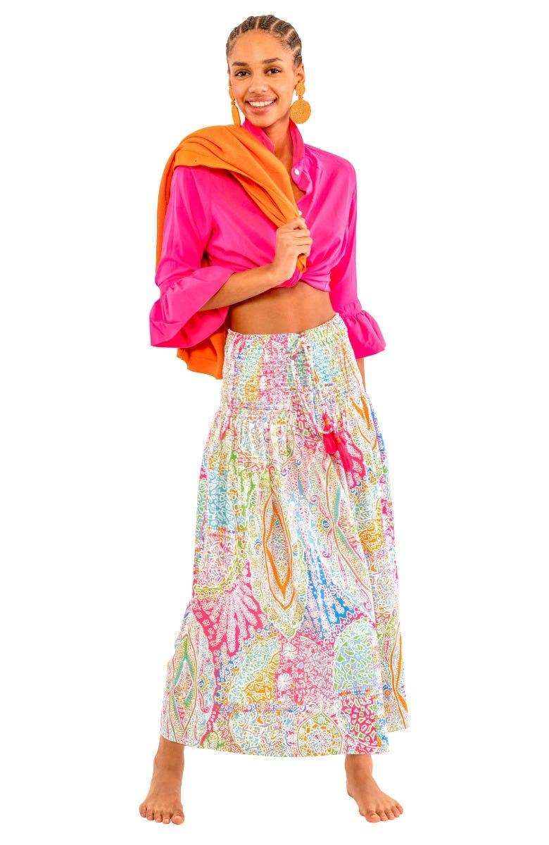 Haight Ashbury Skirt - Grand Bazaar: Turquoise / One Size
