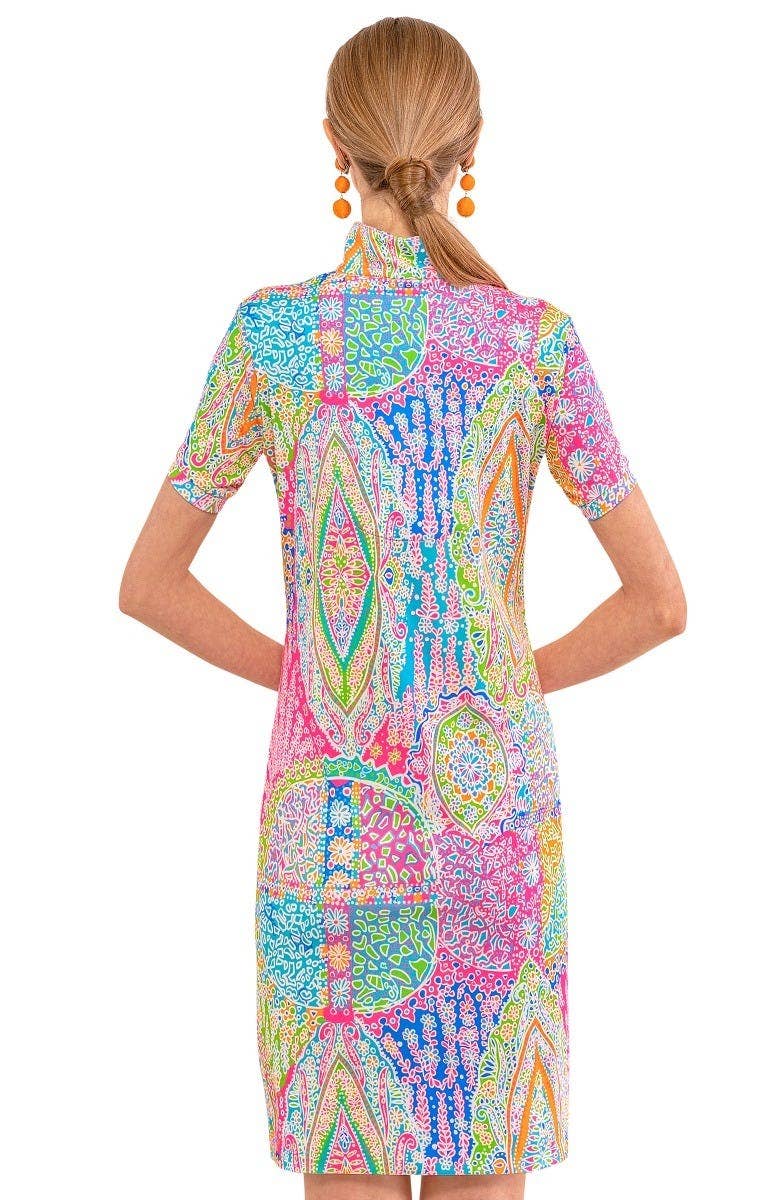 Serve It Up Dress - Grand Bazaar: Brights / L