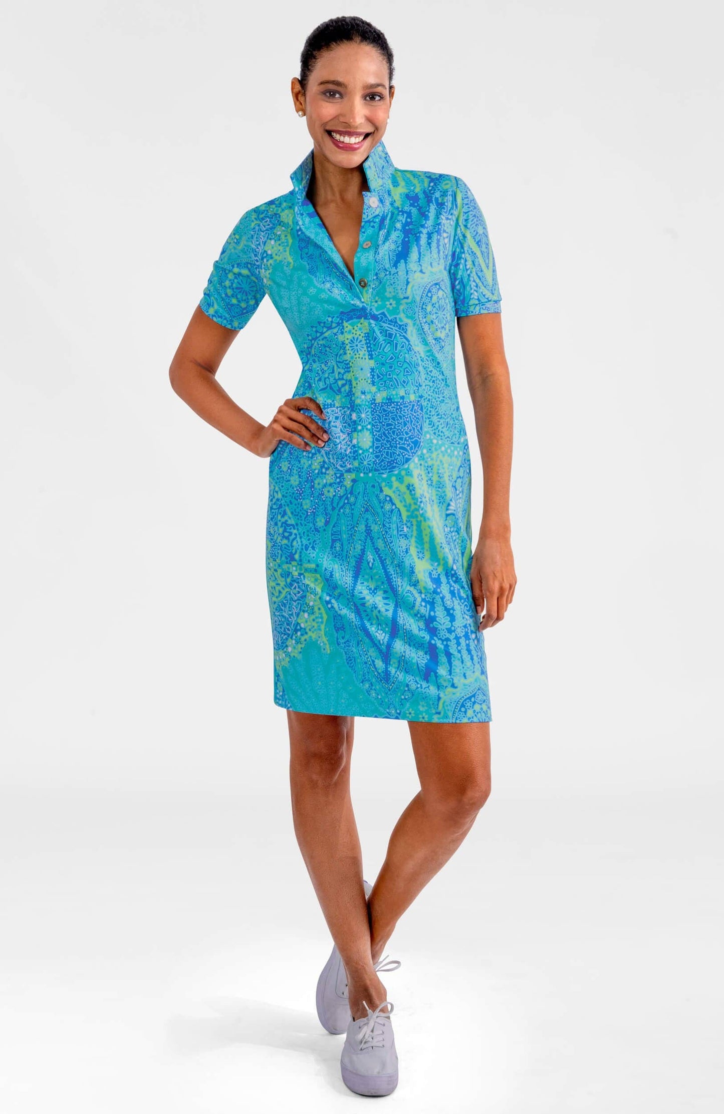 Serve It Up Dress - Grand Bazaar: Brights / L