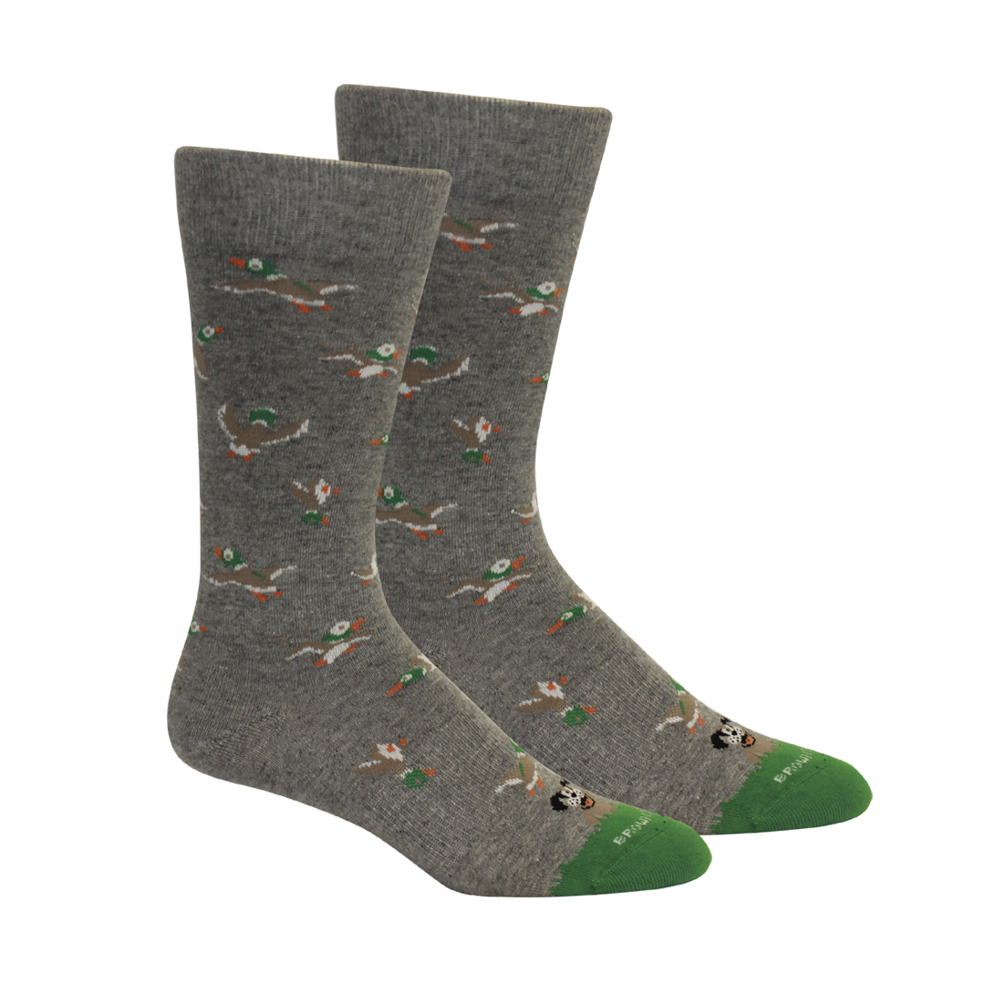 1984 (Duck Hunt) Socks: Light Grey Heather