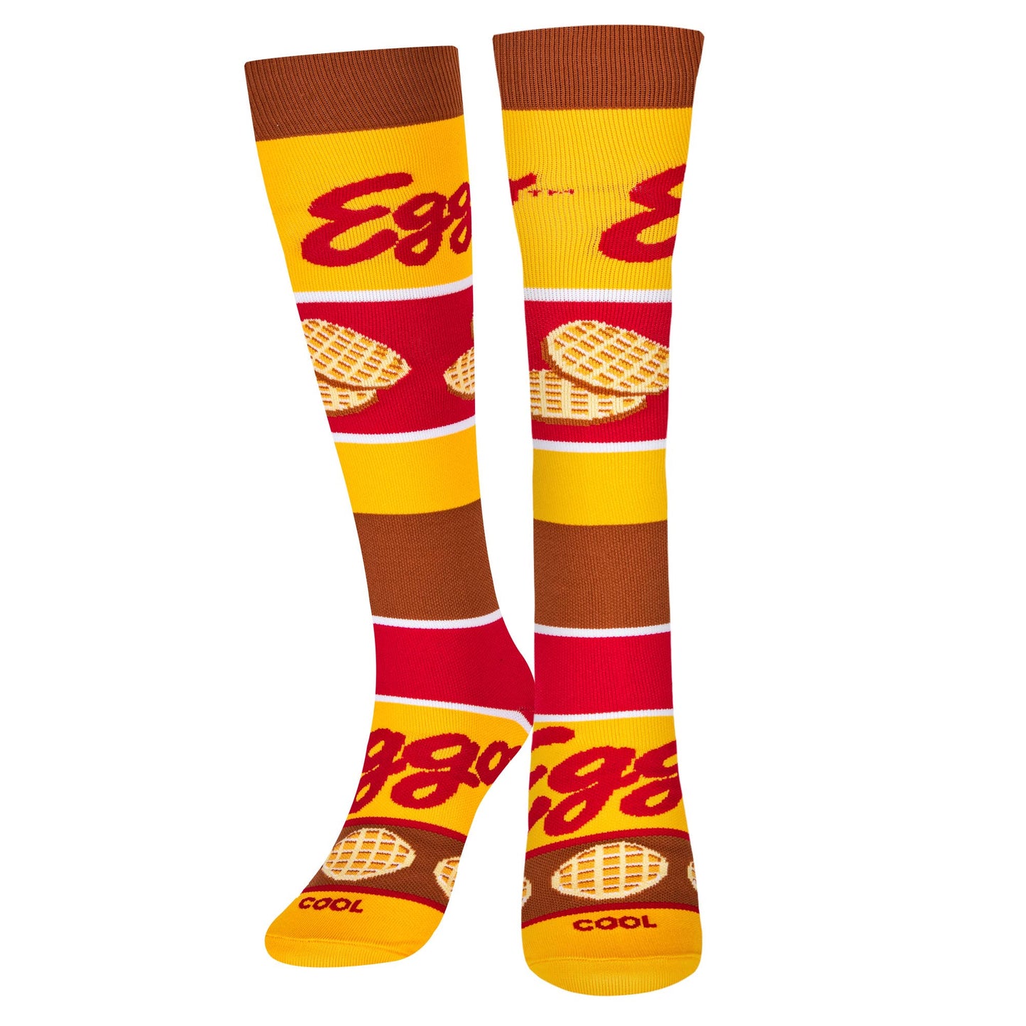 Eggo Waffles - Compression - Size Medium - Cool Socks