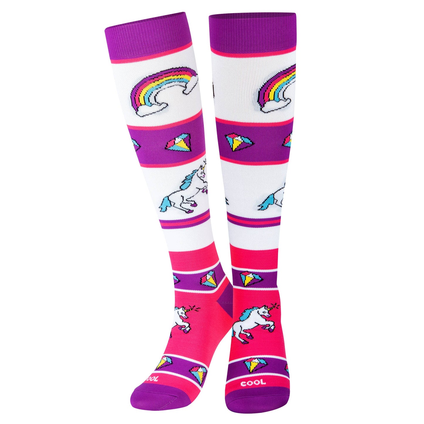 Unicorns Medium Compression Socks