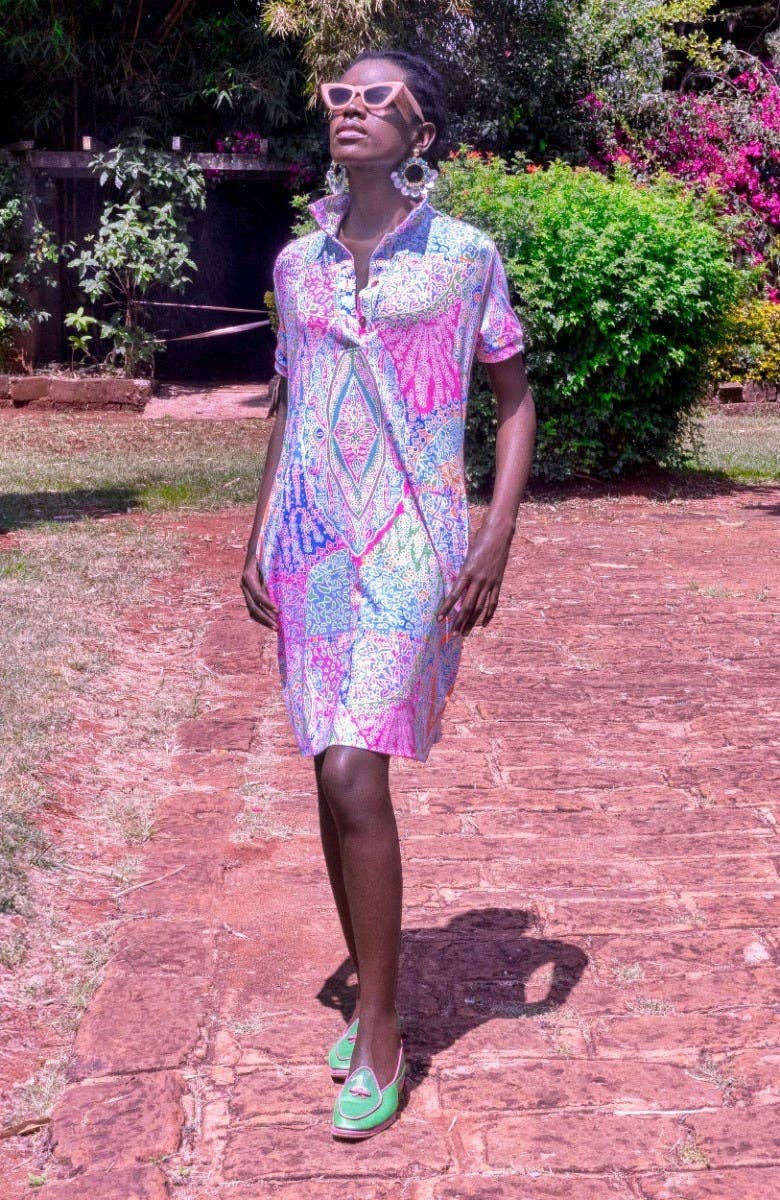 Serve It Up Dress - Grand Bazaar: Brights / L