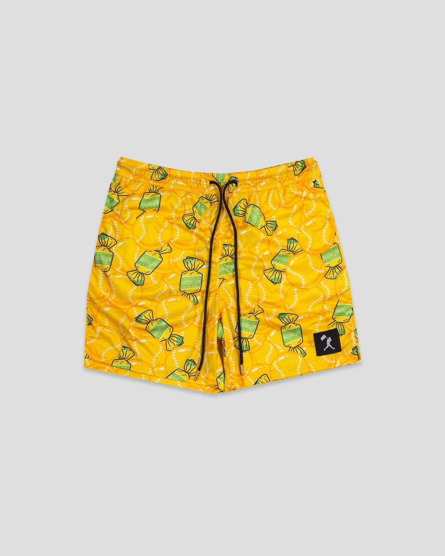 Doubles and Bubbles Diamond Air Youth Mesh Shorts - Banana: Youth Medium