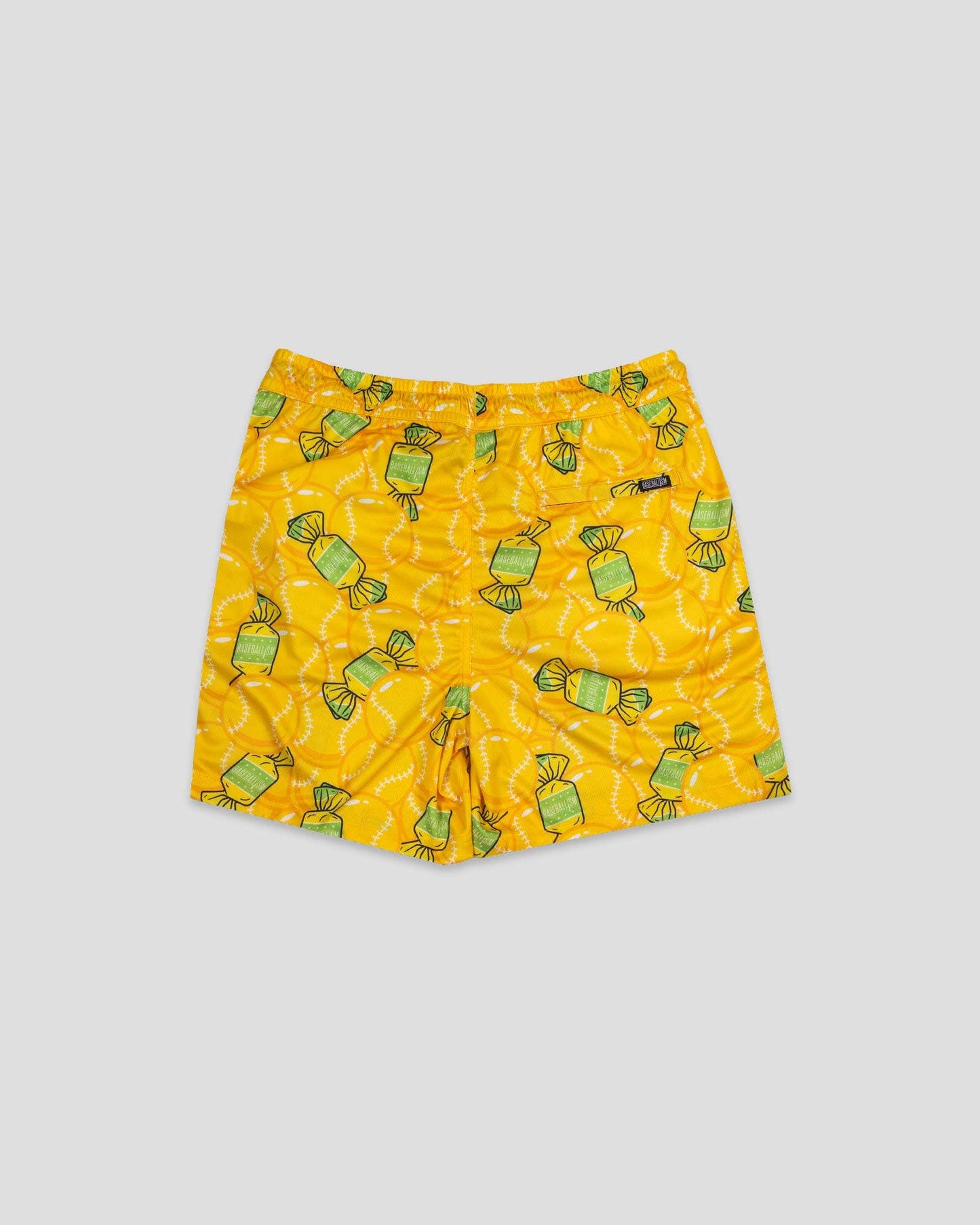 Doubles and Bubbles Diamond Air Youth Mesh Shorts - Banana: Youth Medium