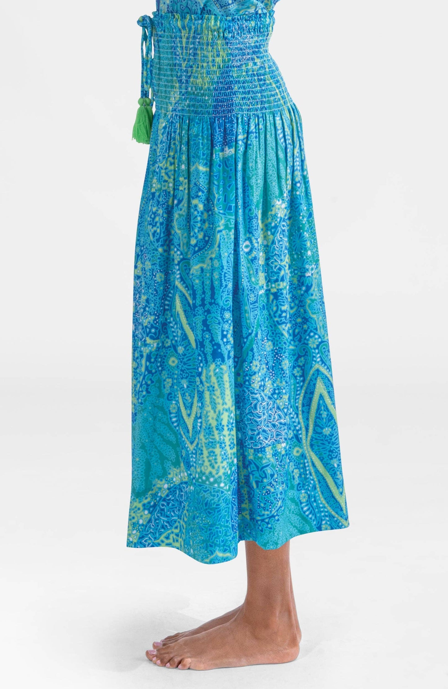 Haight Ashbury Skirt - Grand Bazaar: Turquoise / One Size