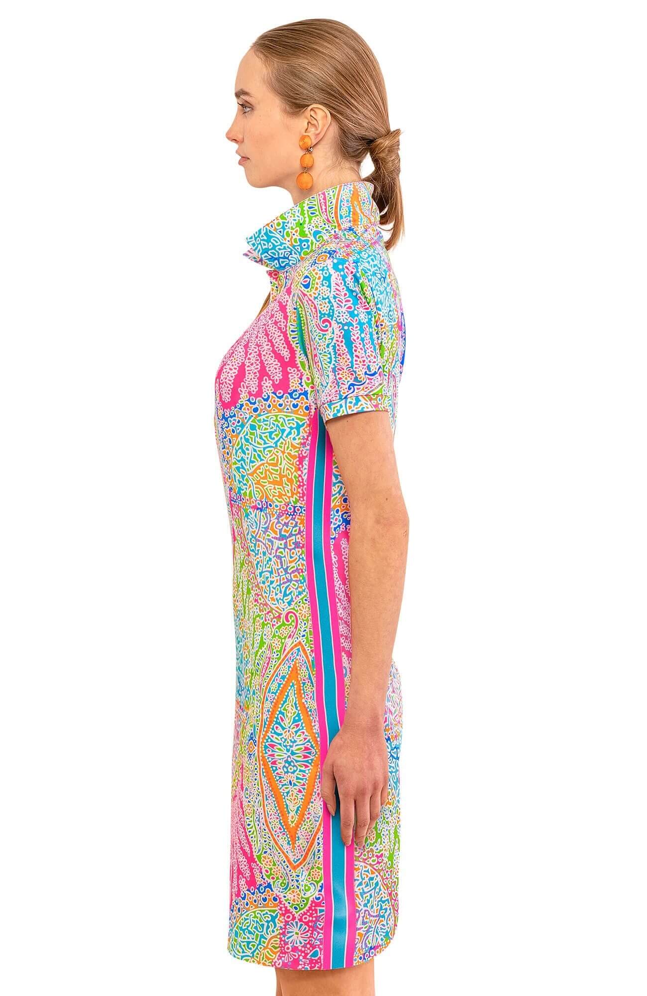 Serve It Up Dress - Grand Bazaar: Brights / L