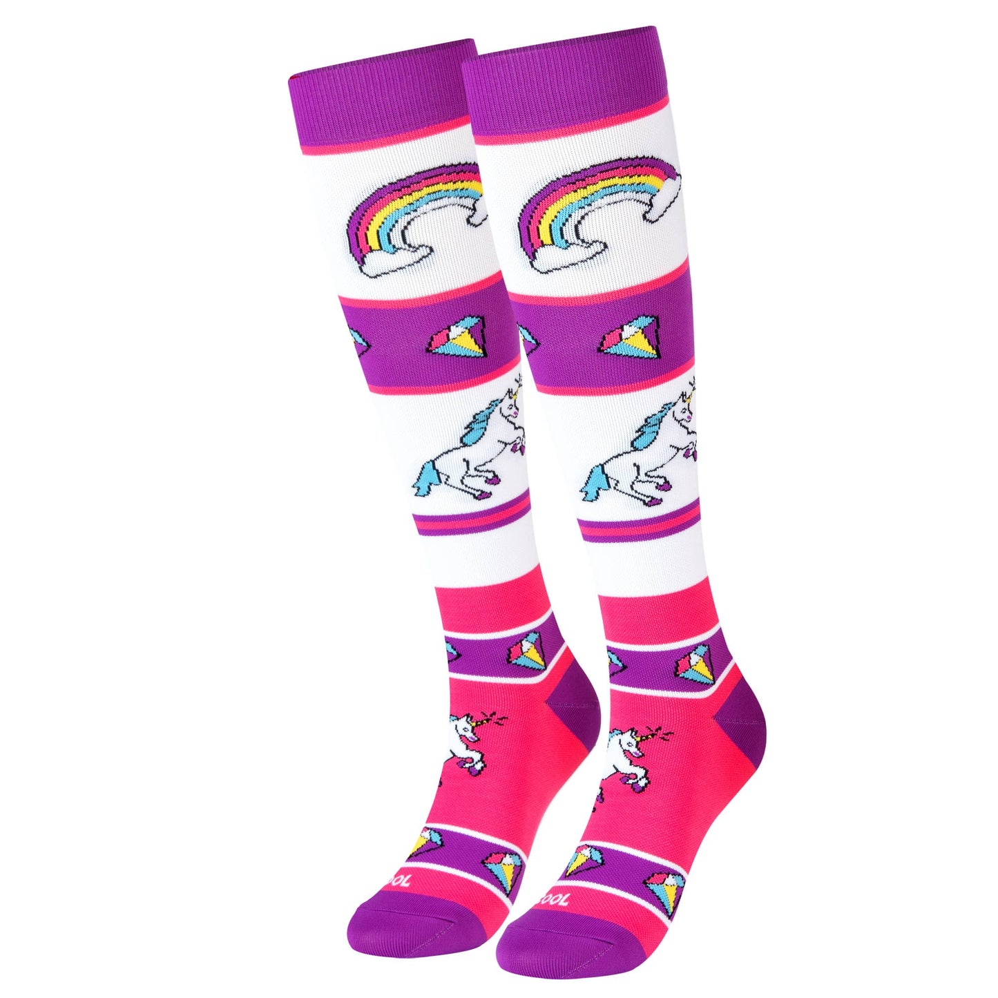 Unicorns Medium Compression Socks