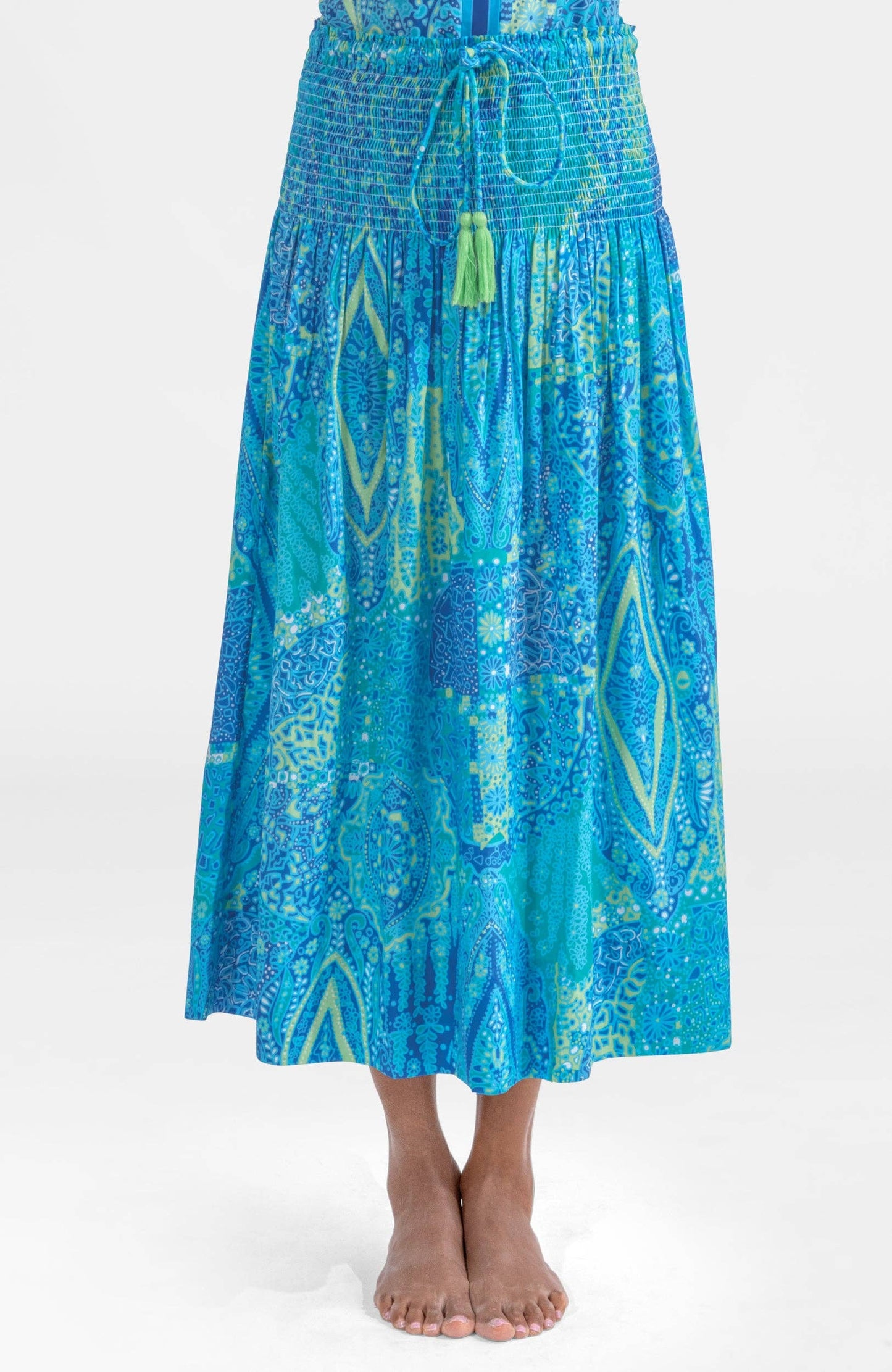 Haight Ashbury Skirt - Grand Bazaar: Turquoise / One Size