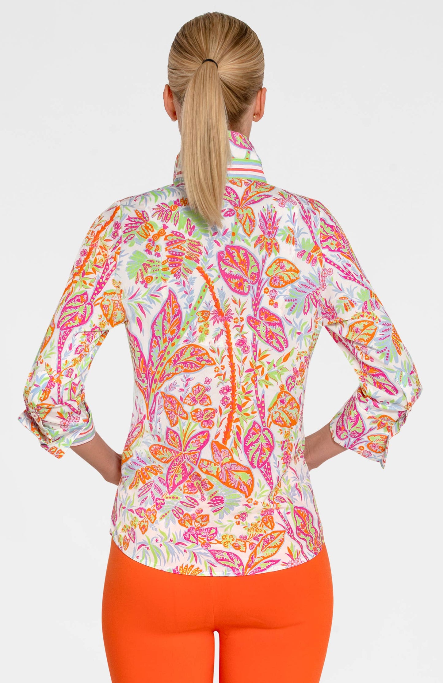 Boyfriend Shirt - Vintage Vines: Brights / L