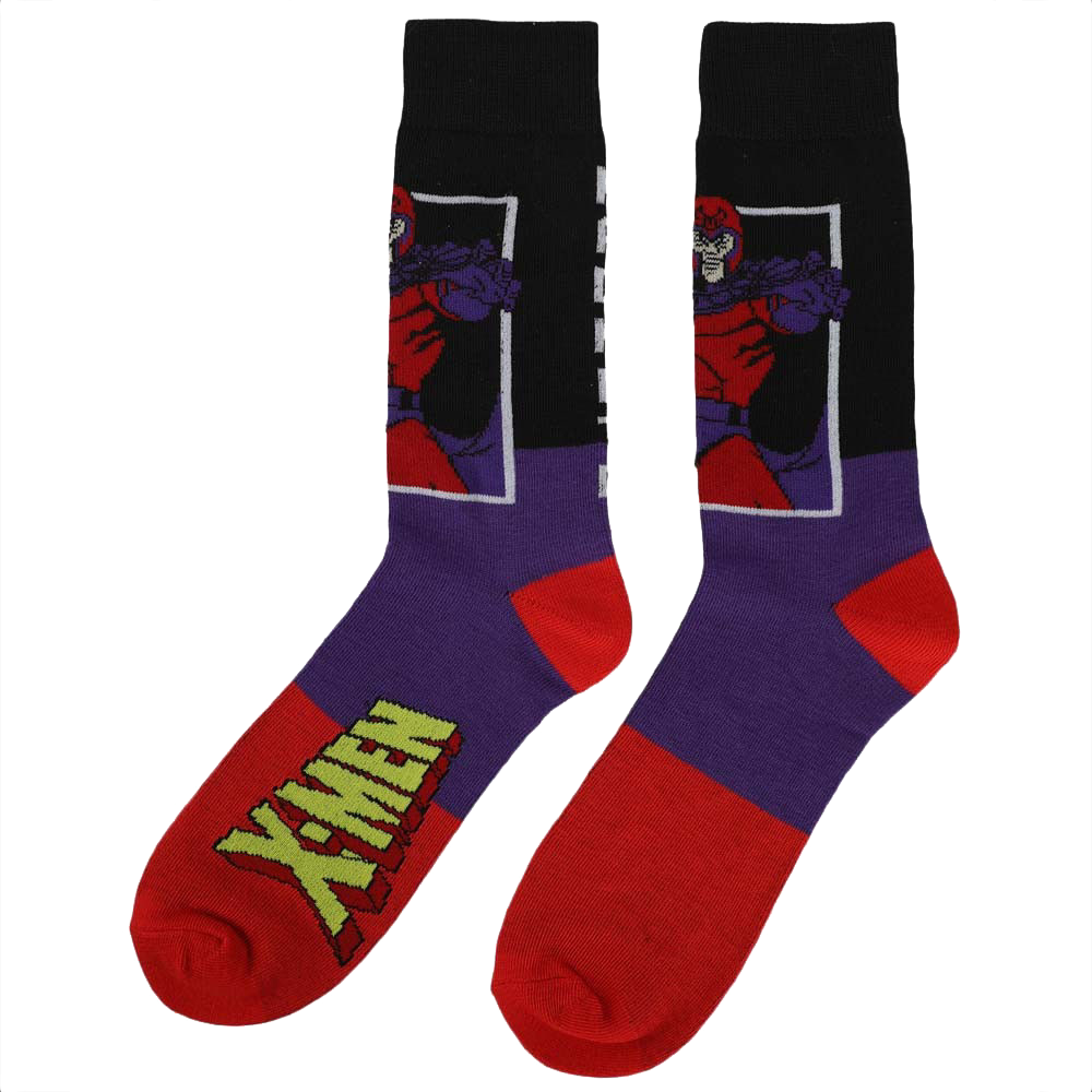 Marvel X-Men Colorblock 5 Pair Crew Socks