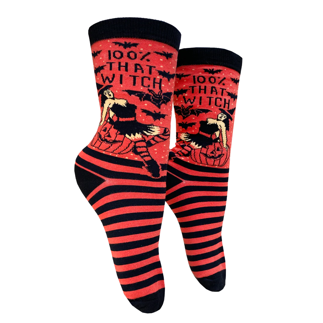 100% That Witch Socks - Womens