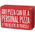 Box Sign & Sock Set - A Personal Pizza