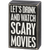 Box Sign & Sock Set - Drink And Watch Scary Movies