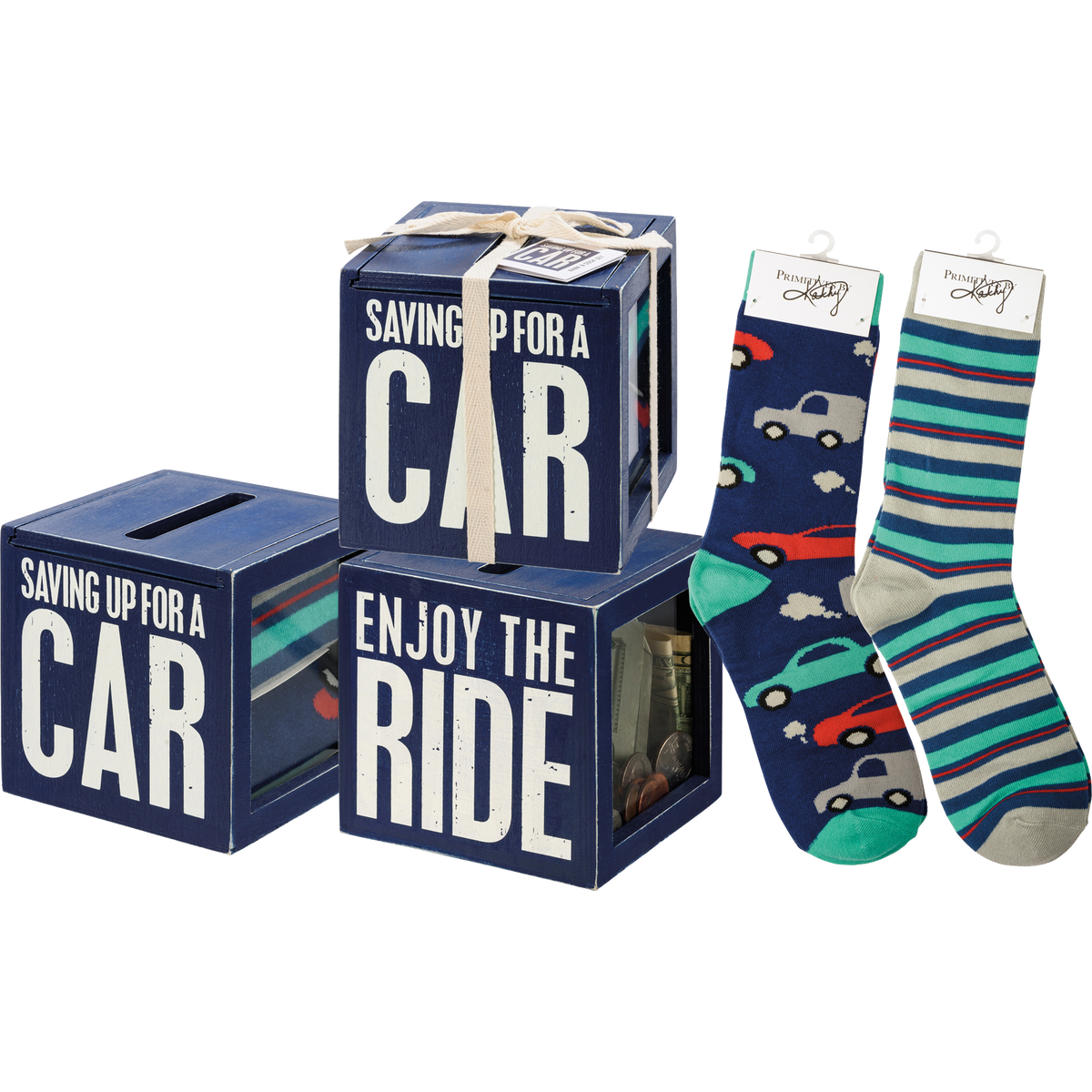 Bank &amp; Socks Set - Saving Up For A Car