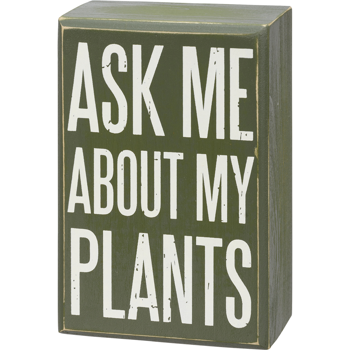 Box Sign &amp; Sock Set - Ask Me About My Plants