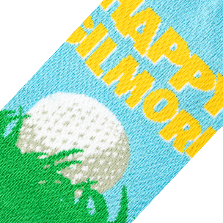 Happy Gilmore Swing - Happy in the Rough - Knit Socks