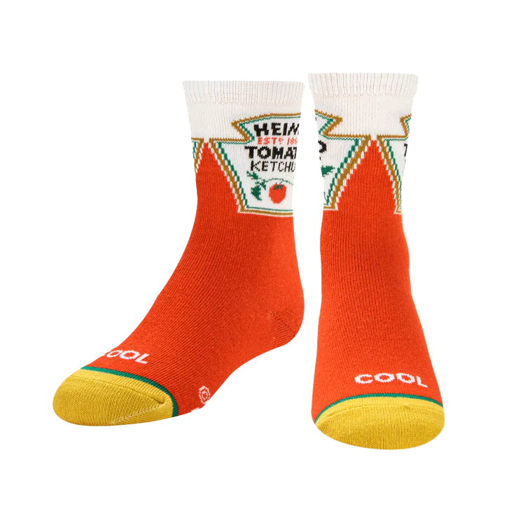 Heinz Ketchup Socks - Kids - 4-7