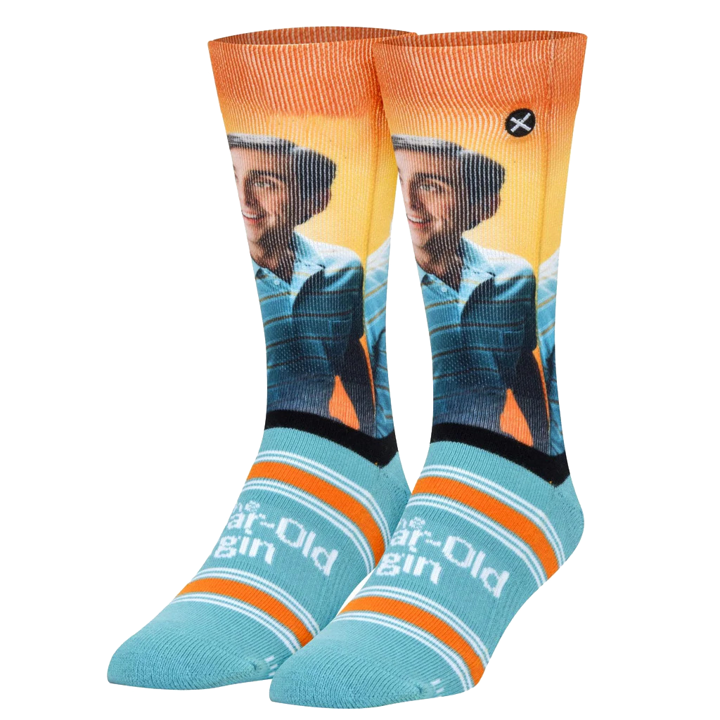 40 Year Old Virgin Sublimated Top Socks
