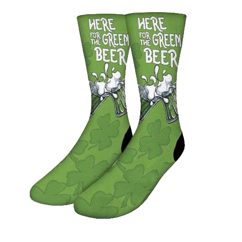 I&#39;m Here for the Green Beer Socks