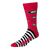 Georgia Bulldogs - Half Dots Half Stripes Socks