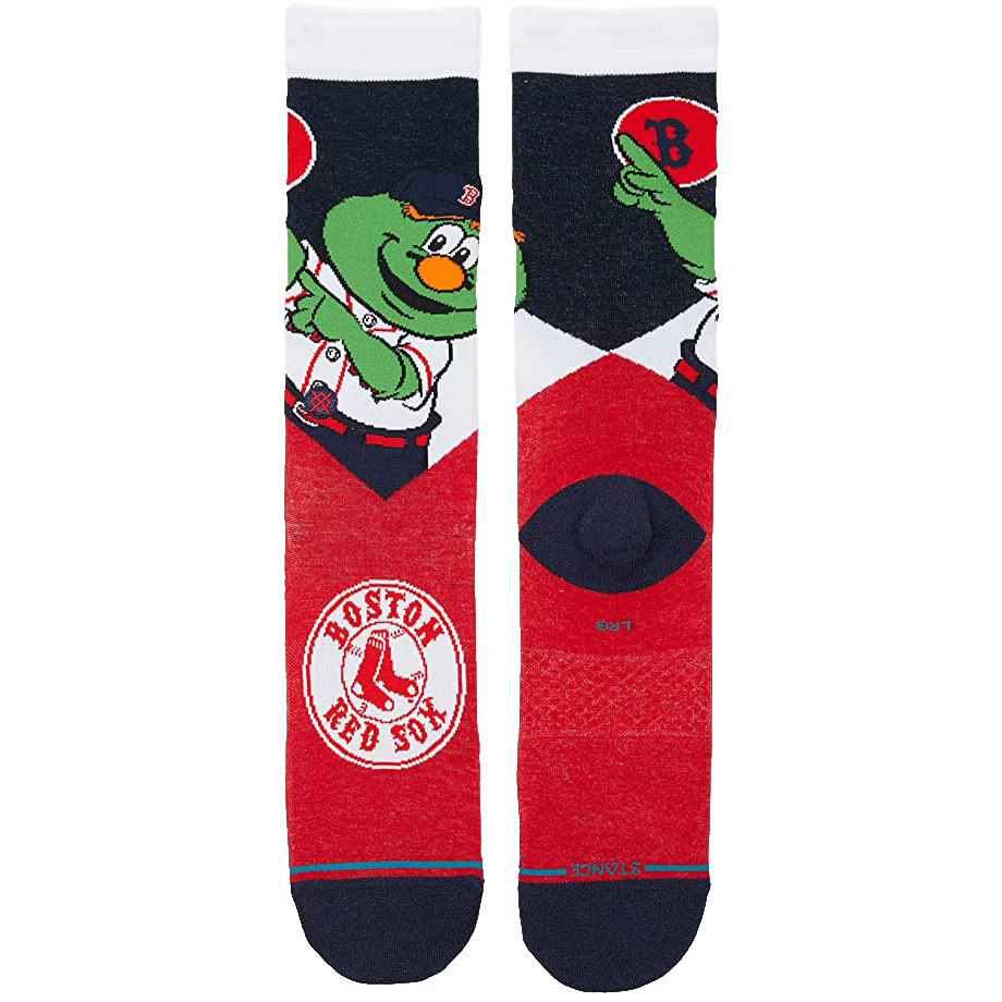 Red Sox Mascot Crew Socks - Youth Large